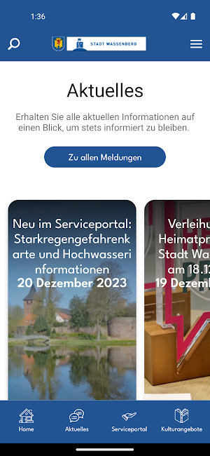 Wassenberg App Screenshot 2