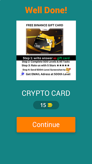 crypto gift card Earn Screenshot 1