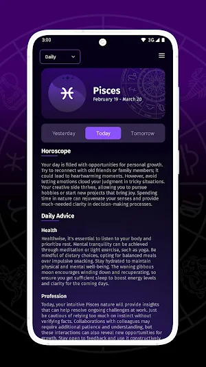 My Daily Horoscope Screenshot 2