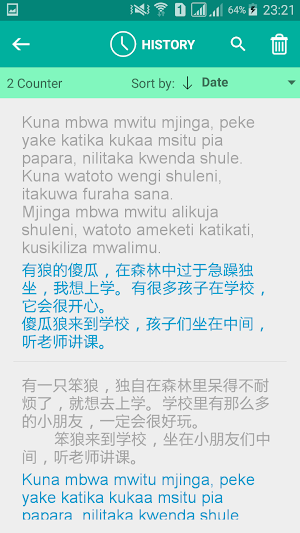 Swahili Chinese Translator Screenshot 3