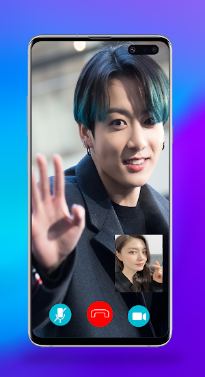 Jungkook Call You - Jungkook BTS Fake Video Call Screenshot 1