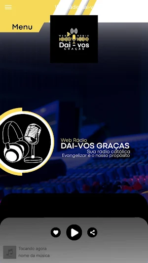 Web rádio dai-vos graças Screenshot 1