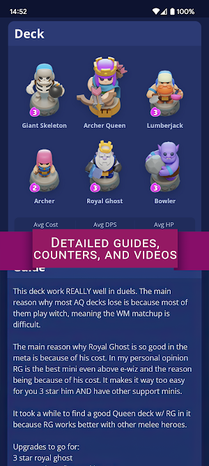 Decks for Clash Mini by NOFF Screenshot 0