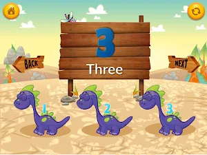 Dino Counting 123 Games For Kids - Learn Numbers Screenshot 2
