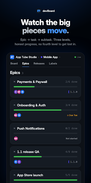 devBoard Screenshot 3