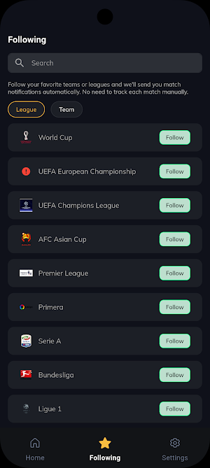 WinScore -Football quick score Screenshot 2