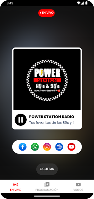 Power Station Radio Screenshot 2