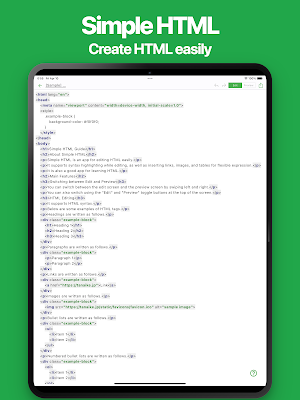 HTML Editor Screenshot 0