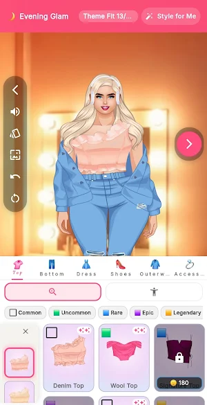 GlamUp Girls: Dress Up Game Screenshot 1