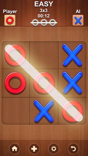 Tic tac toe - 2 player xo game Screenshot 0
