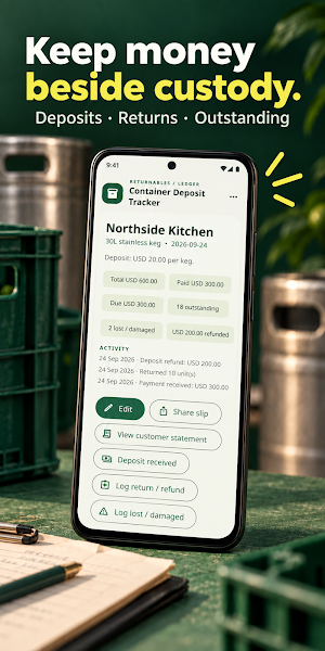 Container Deposit Tracker Screenshot 3