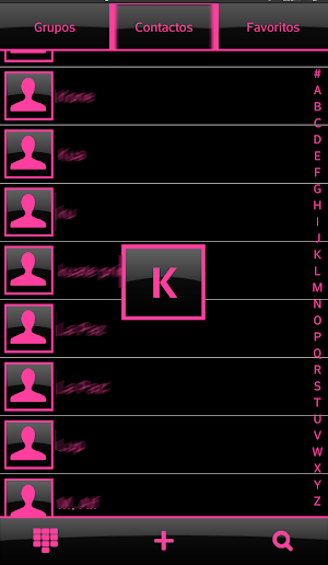 THEME BIG PINK FOR EXDIALER Screenshot 2