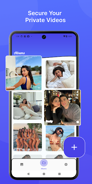 Lock videos Screenshot 1