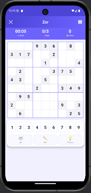 Kolay Sudoku - Zeka Oyunu Screenshot 1
