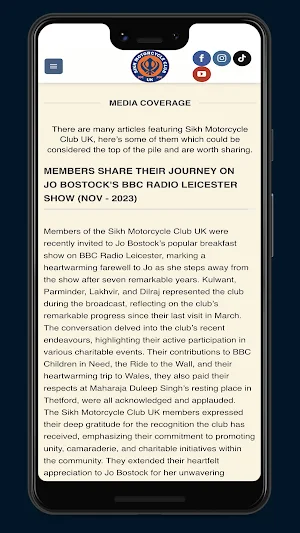 Sikh Motorcycle Club UK Screenshot 3
