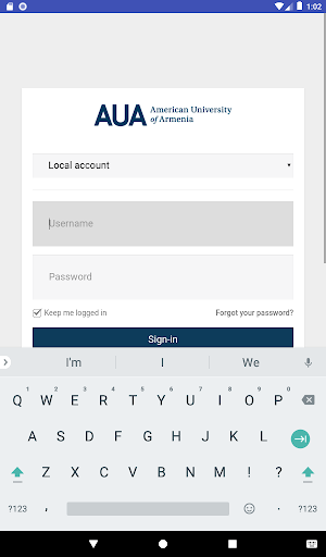 AUA Intranet Screenshot 3