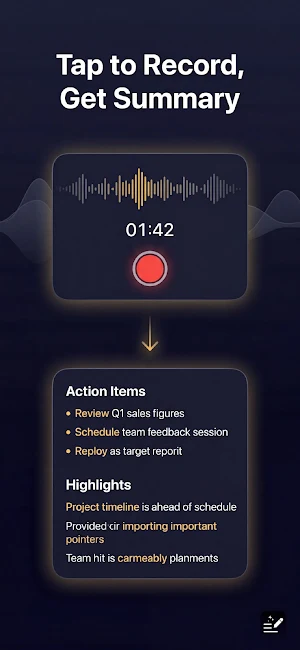 Notie: AI Summary & Note Taker Screenshot 1