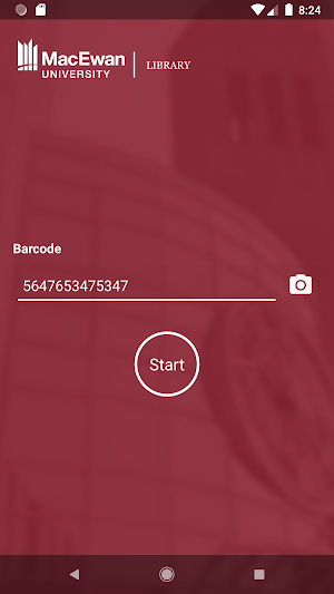 MacEwan Library Checkout Screenshot 1