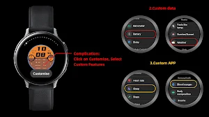 Orange Information For Wear OS Screenshot 1