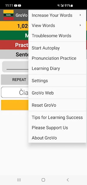 GroVo Lithuanian Screenshot 1