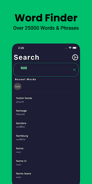 Sinhala Dictionary English Screenshot 2