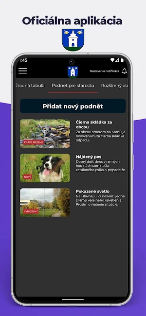 Obec Lieskovec Screenshot 0