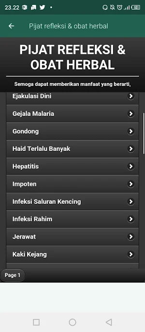 Panduan Pijat Refleksi Tubuh Screenshot 1