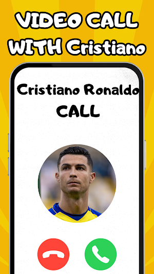 Ronaldo Fake Video Call Screenshot 0