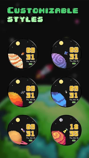 KSK Solar System Watch Face Screenshot 3