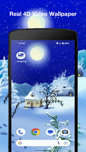 Christmas Night Live Wallpaper Screenshot 2
