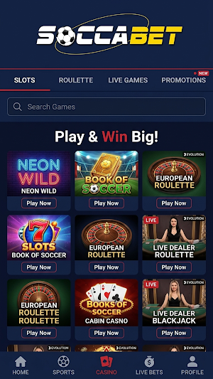 Soccabet Screenshot 0