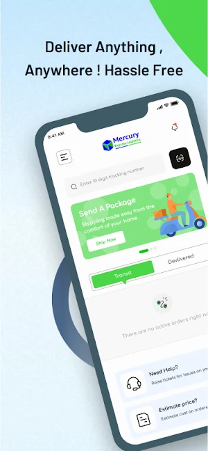 Mercury Express Logistics Screenshot 1