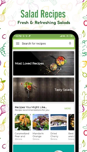 Salad Recipes Screenshot 0