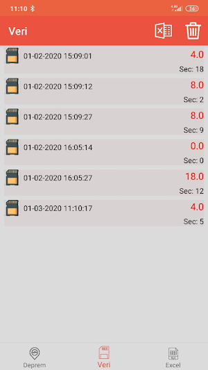 Deprem Dedektorü Screenshot 1