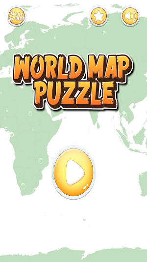 World Map Puzzle Game Screenshot 0