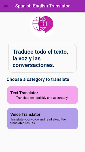 Spanish - English Translator Screenshot 0