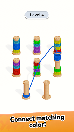 Rope sort Puzzle Screenshot 1