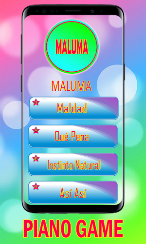 Qué Pena - Maluma Piano game 🎹 Screenshot 0