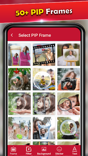 PIP Camera & Photo Editor Screenshot 1