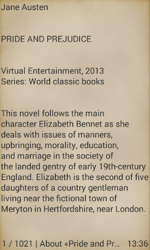 Pride and Prejudice Screenshot 1