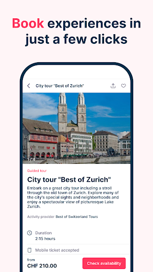 Swiss Activities Screenshot 1