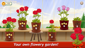 Solitaire TriPeaks Rose Garden: love flowers 2020 Screenshot 1