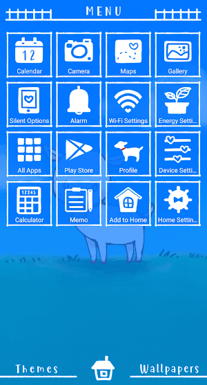 Lovely Little Goat Theme +HOME Screenshot 1