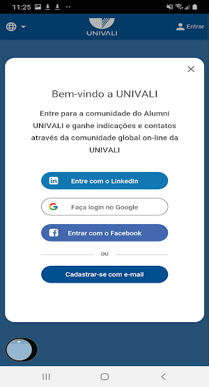 Alumni UNIVALI Screenshot 0