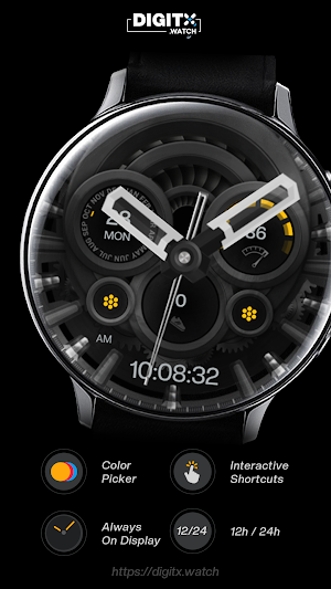 Av Speedo Hybrid Watch Face Screenshot 1