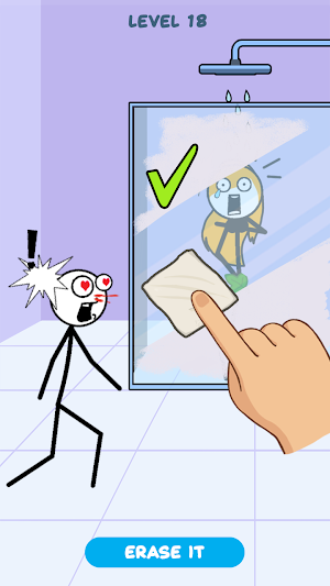 Draw Drag Delete Pin Pull to something Screenshot 1