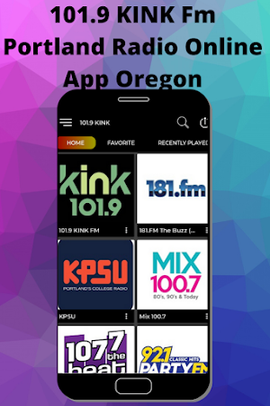 101.9 KINK Fm Portland Radio Online App Oregon Screenshot 3