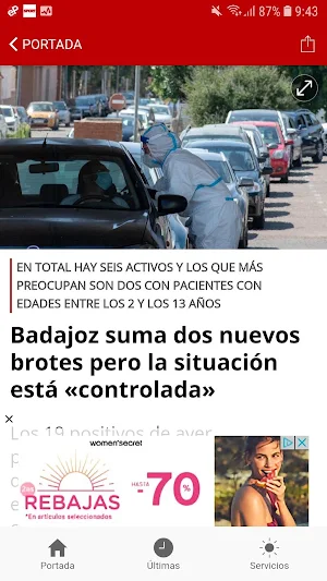 laCronicaBadajoz Screenshot 1