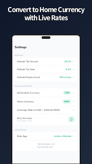 Tip Calculator & Bill Splitter Screenshot 2