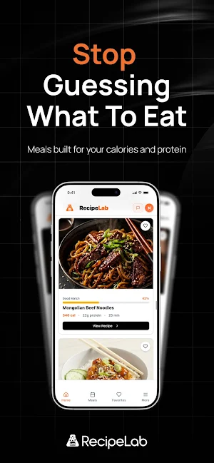 RecipeLab - Healthy Recipes Screenshot 0